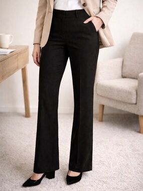 ABS Allen Schwartz Black Bootcut Dress Pants Sz 8